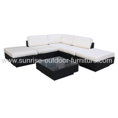 modern design wicker patio sofa / Outdoor Wicker Sofa