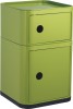 Professional plastic manufacturer Componibili Storage Box Green Square 2 layers Boxes Wholesale
