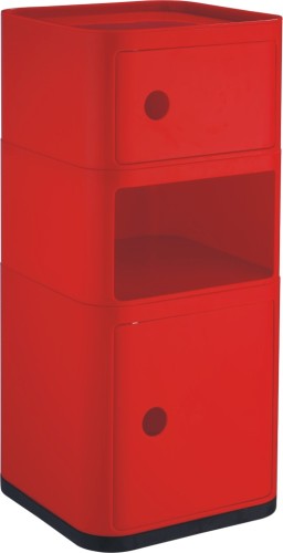 Red Square 3 Layers Units Living room furniture Box