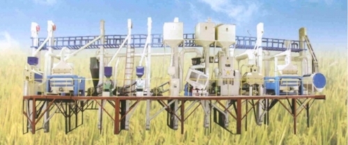 rice mill machine line