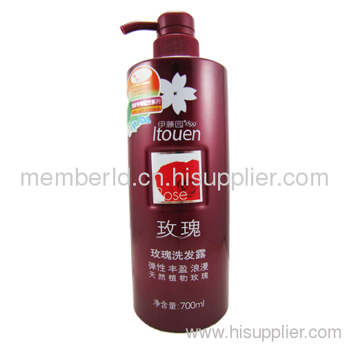 Rose Moisturizing Shampoo with 700mL Capacity, OEM and ODM Orders Welcomed