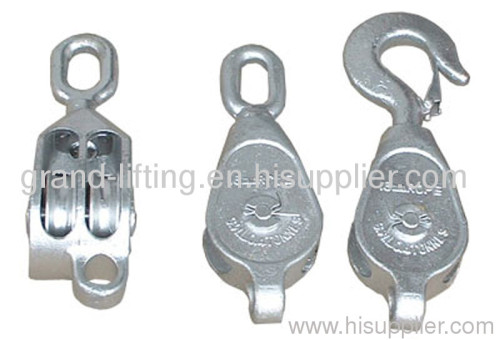 Hot Galvanized Iron Snatch Block