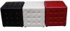 POUF OTTOMAN PU PVC LEATHER BENCH