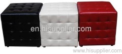 POUF OTTOMAN PU PVC LEATHER BENCH