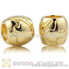 Gold european Beads Wholesale