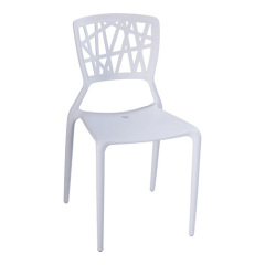 Fashion white plastic nimi side chair