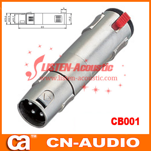 1400V XLR audio and vedio connectors