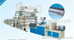 PVC plate extrusion line