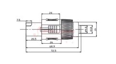 4 Pole Speakon Connector CE015