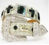 Jewelry bling belt stylish crystal belt with diamonds