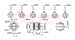 XLR male chassis socket 3P/4P/5P/6P/7P/8P