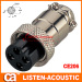 XLR connectors 2P/3P/4P/5P/6P/7P/8P to male