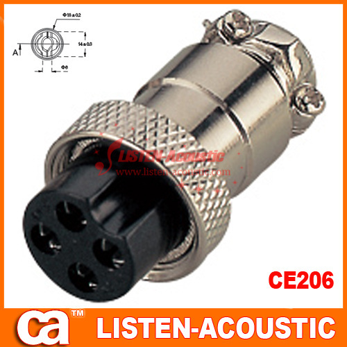 XLR connectors 2P/3P/4P/5P/6P/7P/8P to male