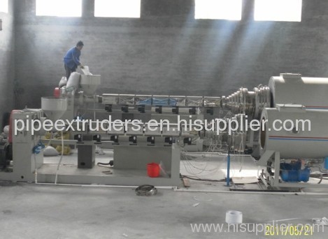 Anti-corrosion pipe production line