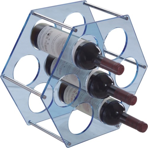 Crystal plastic home supplies wine rack