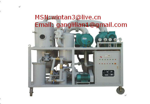 Double-Stage Vacuum Transformer Oil Purifier,oil filtering machine
