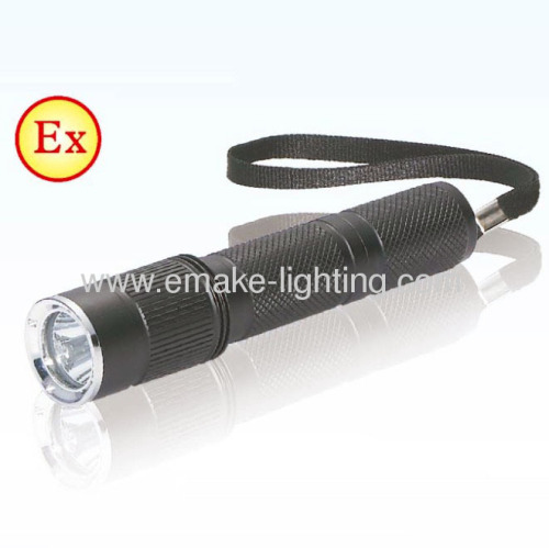 Led minisize explosion-proof flashlight