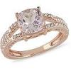 10k rose gold morganite and diamond ring,10k rose gold jewelry,diamond ring,fine jewelry