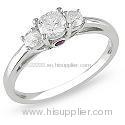 14k white gold diamond and pink sapphire ring,diamond ring,gold jewelry,fine jewelry