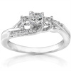 14k White Gold Diamond Engagement Ring,diamond ring,14k white gold jewelry