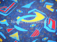 Yarn dyed velvet bus seat fabric