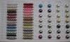 plastic imitation colour card,pearls,fashion jewellery,imitation pearl jewelry