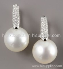 sterling silver freshwater pearl earrings,pearl jewelry,925 silver jewelry,fashion jewelry
