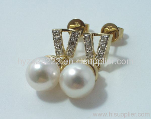 diamond ear studs,freshwater pearl earrings,diamond earrings,fine jewelry