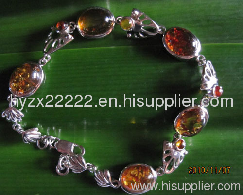fashion 925 silver citrine bracelet,gemstone bracelet,fine jewelry,fashion jewelry