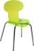 Luxury Yellow Plastic Clear Ant Chair children side chiars ergonomic school seating chair