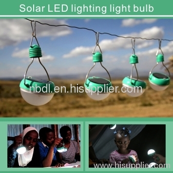 Solar LED lighting light bulb