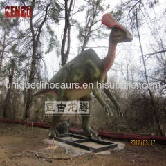 Reality size dinosaur model