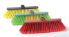 HQ0577R household hand broom,PP broom,indoor soft broom with long PVC coated wooden handle