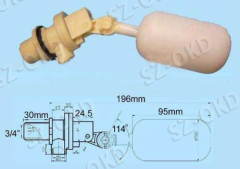 water tank float valve