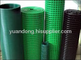PVC coated welded wire mesh low carbon iron wire fence