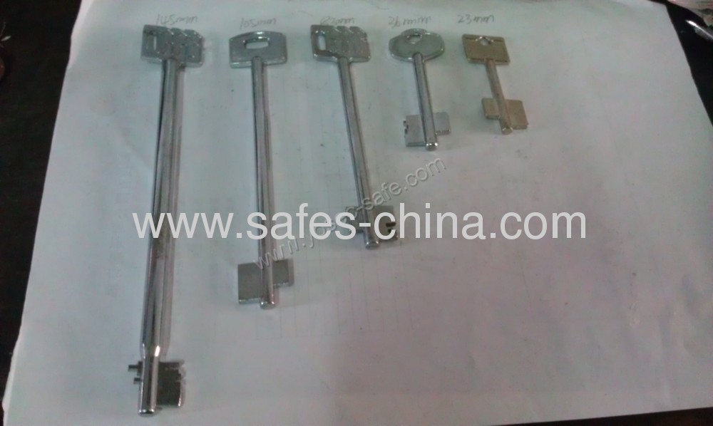 Key operated Mechanical Vault door lock with double bit key M481K