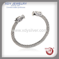 silver bangle for male