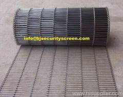 Flat-Flex Conveyor Belts for Foodstuff Roasting/Compact Grid Belts for Food Transfer