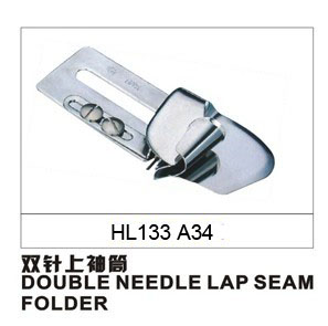 DOUBLE NEEDLE LAP SEAM FOLDER HL133 A34