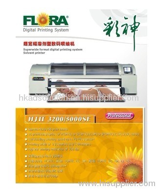 Solvent printer on Spectra Nova printheads 3,2m or 5m wide HJ3200/5000SE
