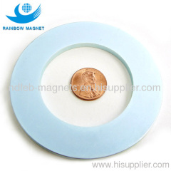 neodymium ring magnet. ndfeb magnetic ring. Zn coating ring