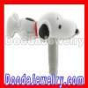 Snoopy's adorable earphone jack accessory for smart phone