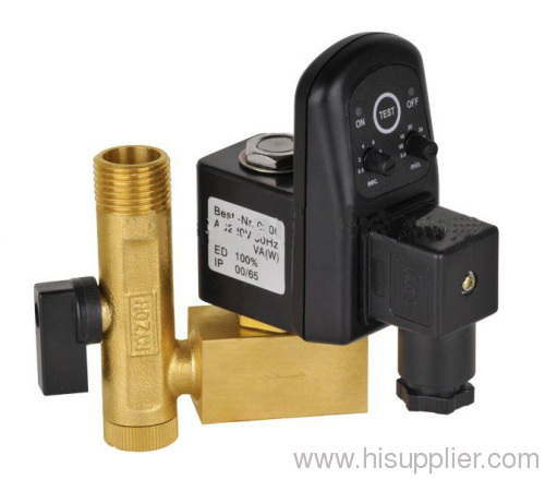 Compressor Auto Drain Timer Valve 110V 1/4