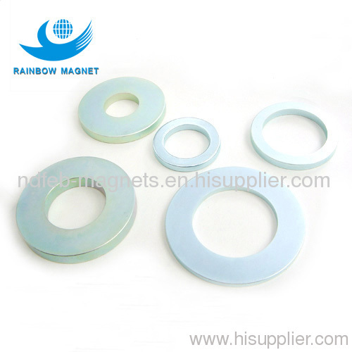 NdFeB ring magnets. permanent rare earth material magnet.