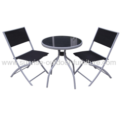 Sling Patio Set With Steel Frame