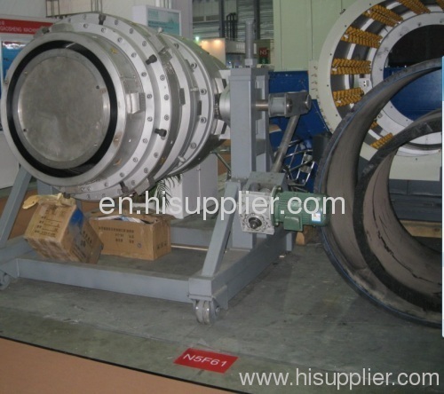 plastic large pipe machinery