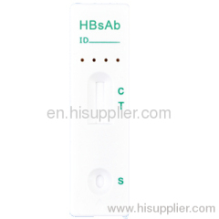 qualitative detection of Antibody to Hepatitis B Surface Antigen (HBsAb )