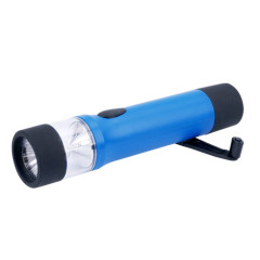 Dynamo flashlight with camping light