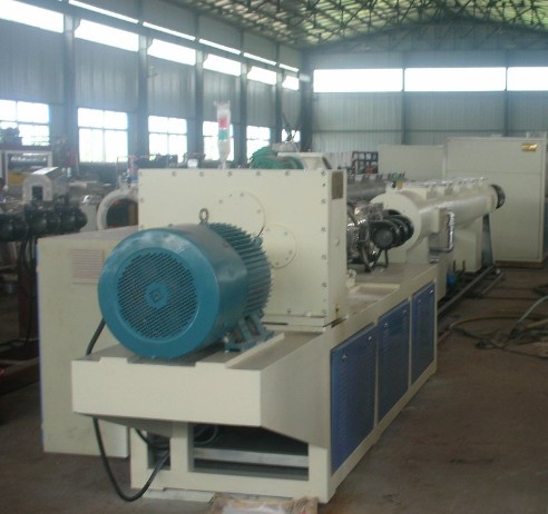 Summary of the pipe extrusion line
