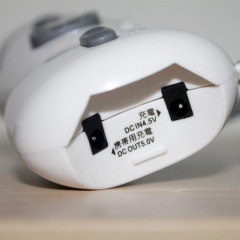 LED dynamo flashlight with radio & alarm